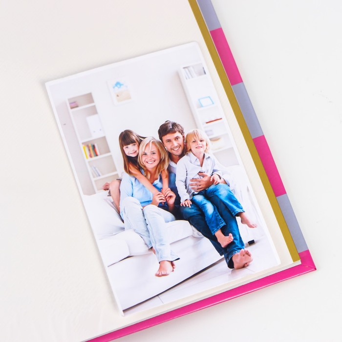 Фотоальбом 20 магнитных листов (40стр) Фотоальбом 20 магнитных листов (40стр) "Пончики" 23х28 см