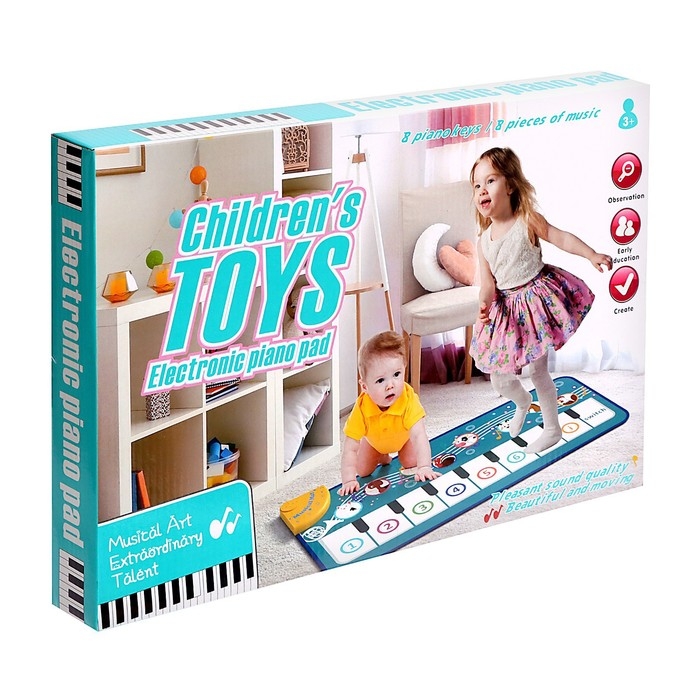 Музыкальный коврик &laquo;Весёлая ферма&raquo;, 100 см