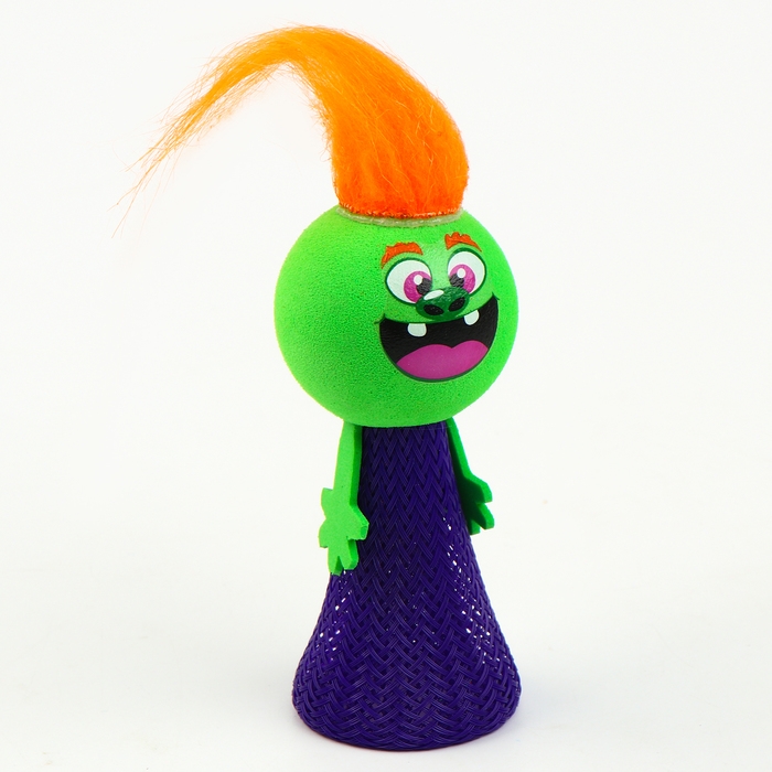 Стрелялка &laquo;Смайлик&raquo;, с волосами, цвета МИКС