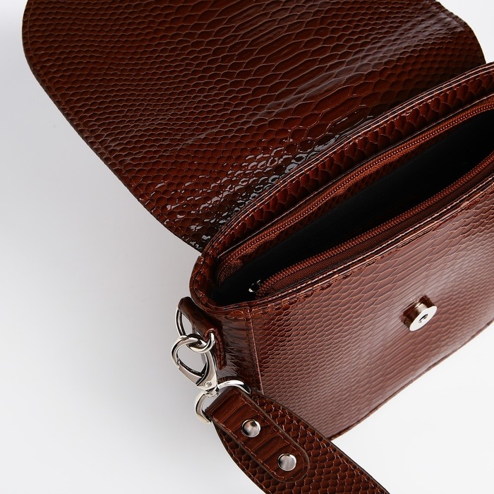 Сумка женская TEXTURA, мессенджер, маленький размер, цвет коричневый Сумка женская TEXTURA, мессенджер, маленький размер, цвет коричневый