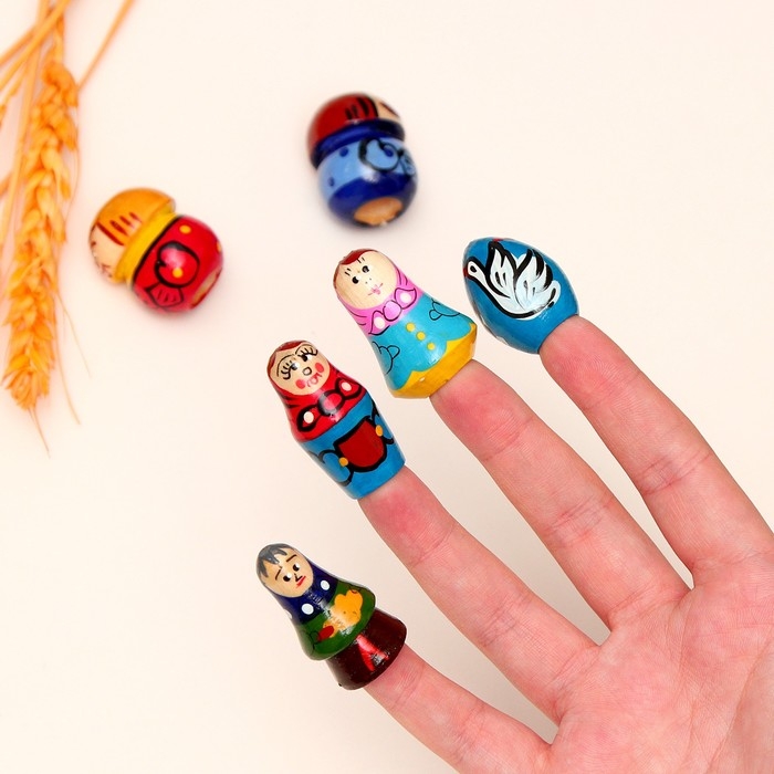 Пальчиковый театр в футляре «Гуси-лебеди» Пальчиковый театр в футляре «Гуси-лебеди»