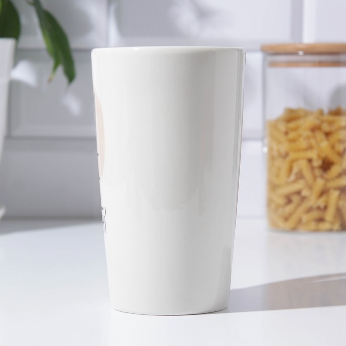 Кружка керамическая «Самая сладкая», 550 мл, цвет белый