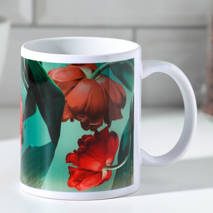 Кружка сублимация Кружка сублимация "Нина" 320 мл, с нанесением