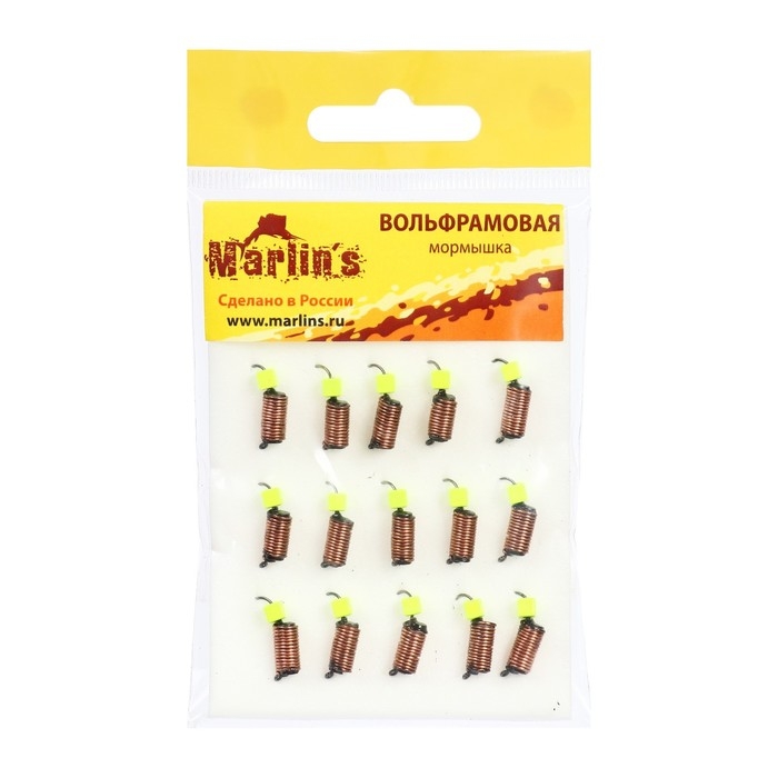 Мормышка вольфрам Marlin's Ручейник, 3 мм, 1.5 г, черный + куб лимон УФ, 15 шт. Мормышка вольфрам Marlin's Ручейник, 3 мм, 1.5 г, черный + куб лимон УФ, 15 шт.