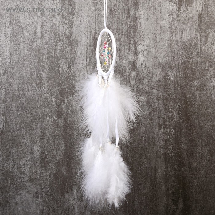 Ловец снов Ловец снов "Паутинка с жемчужинами" d=11 см МИКС 40 см