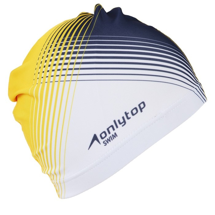 Шапочка для плавания взрослая ONLYTOP «Орнамент», тканевая, обхват 54-60 см Шапочка для плавания взрослая ONLYTOP «Орнамент», тканевая, обхват 54-60 см