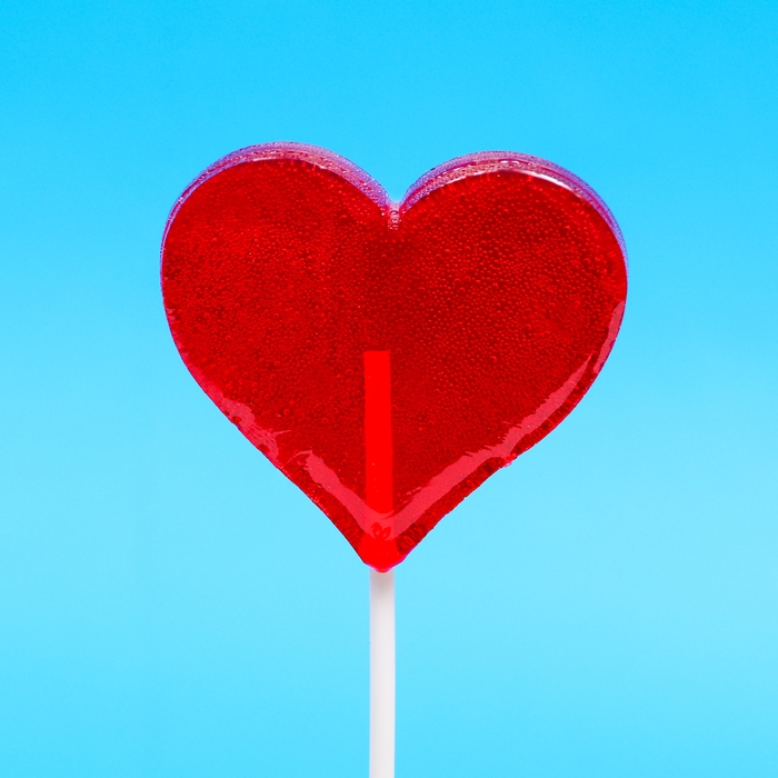 Новый год. Карамель леденцовая Lenco, «Сердечко» со вкусом клубники, 40 г Новый год. Карамель леденцовая Lenco, «Сердечко» со вкусом клубники, 40 г