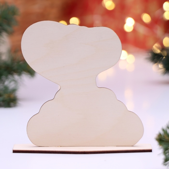 Новый год. Декоративная Подставка с символом года Новый год. Декоративная Подставка с символом года "Кобра 2025", 12,5 х 11,7 х 5 см