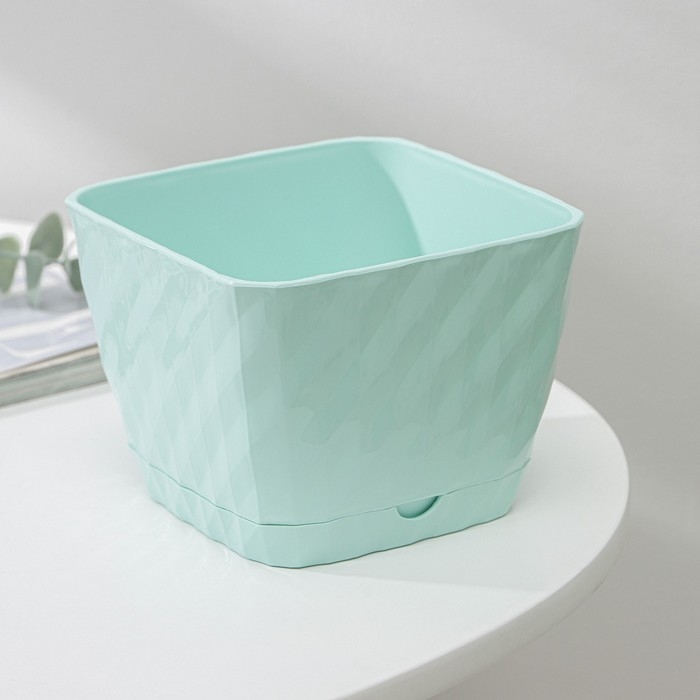 Горшок «Классика», 1 л, цвет мятный Горшок «Классика», 1 л, цвет мятный