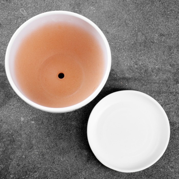 Горшок цветочный Осень 1,65л с подставкой Горшок цветочный Осень 1,65л с подставкой