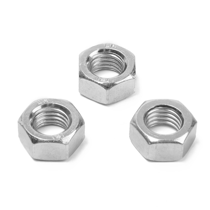 Гайка ТУНДРА, шестигранная, DIN 934, класс прочности 6, оцинкованная, М12, 1 кг