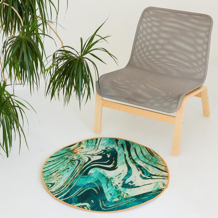 Коврик для дома Доляна «Малахит»