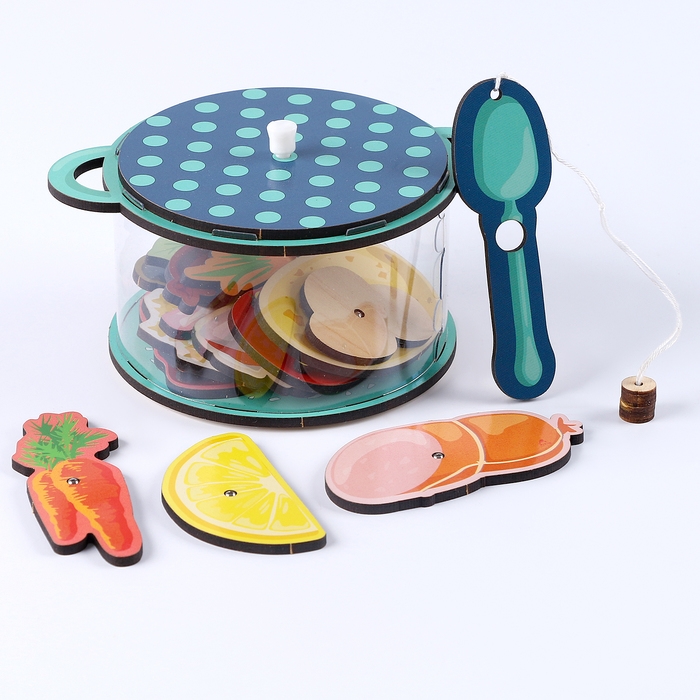 Разивающая игра сортер «Кастрюля с супами» Разивающая игра сортер «Кастрюля с супами»