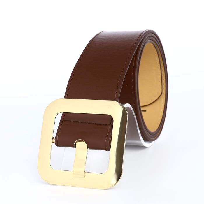 Ремень женский, ширина 4,8 см, пряжка металл, цвет коричневый Ремень женский, ширина 4,8 см, пряжка металл, цвет коричневый