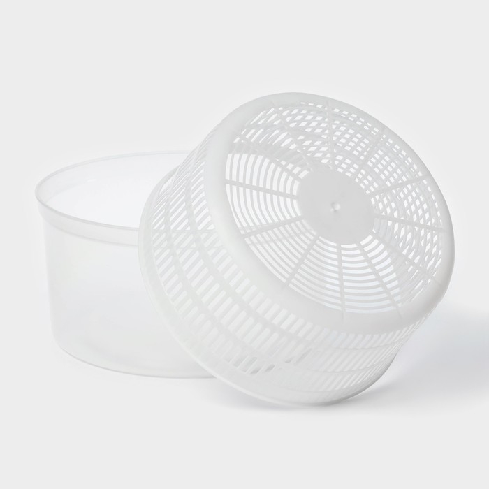 Центрифуга для сушки зелени  Центрифуга для сушки зелени "Оазис" 3,2 л, пластик, цвет бело-зеленый