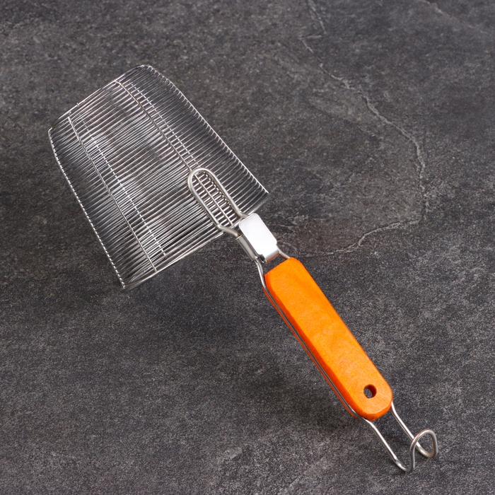 Корзинка для приготовления картошки фри, 31см, дерев ручка Корзинка для приготовления картошки фри, 31см, дерев ручка