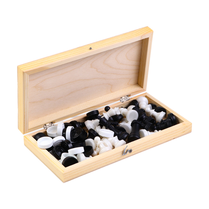 Настольные игры 2 в 1  Настольные игры 2 в 1 "Лучший": шахматы, шашки, король h-7.2 см, пешка h-4 см, поле 29х29 см