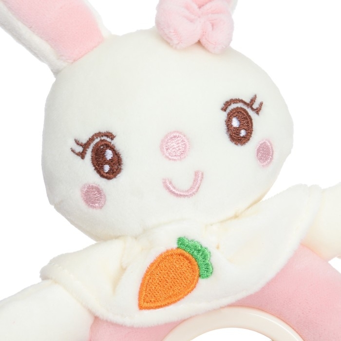 Игрушка-погремушка мягкая «Милая зайка», Крошка Я Игрушка-погремушка мягкая «Милая зайка», Крошка Я