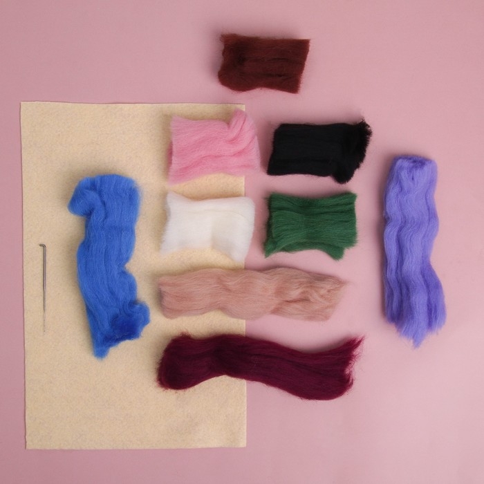 Валяние из шерсти. Картина «Букет сирени», набор для творчества Валяние из шерсти. Картина «Букет сирени», набор для творчества