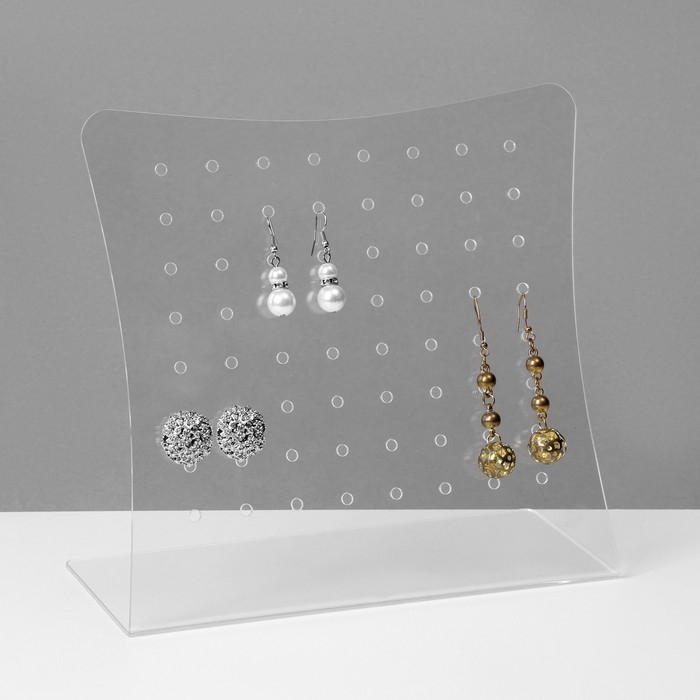 Подставка под серьги на 32 пары, 22×9×21 см, оргстекло 2 мм, В ЗАЩИТНОЙ ПЛЁНКЕ Подставка под серьги на 32 пары, 22×9×21 см, оргстекло 2 мм, В ЗАЩИТНОЙ ПЛЁНКЕ