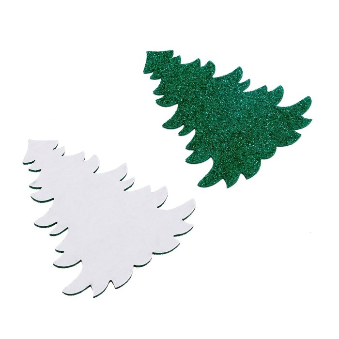 Декор «Ёлочка» на клеевой основе , набор 2 шт. Декор «Ёлочка» на клеевой основе , набор 2 шт.