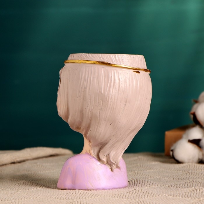 Кашпо  Кашпо "Мечтательница" сиреневое, 8х9х12см, 0,25л, d-5,5 см