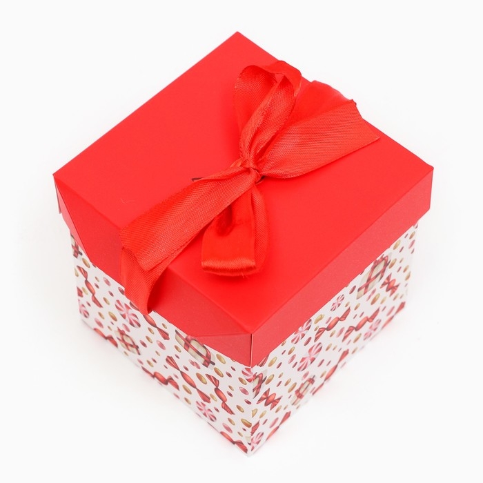 Новый год. Коробка Самосборная Новый год. Коробка Самосборная "Новогодняя" 10 х 10 х 10 см