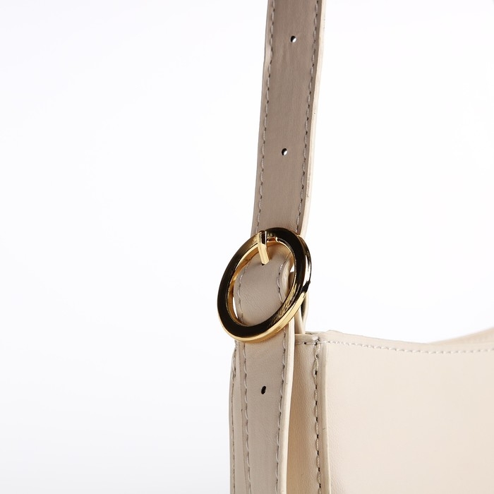 Сумка-багет на молнии, цвет белый Сумка-багет на молнии, цвет белый