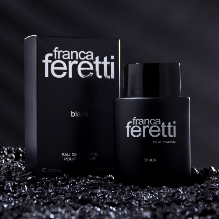 Туалетная вода мужская Franca Feretti Black, 100 мл Туалетная вода мужская Franca Feretti Black, 100 мл