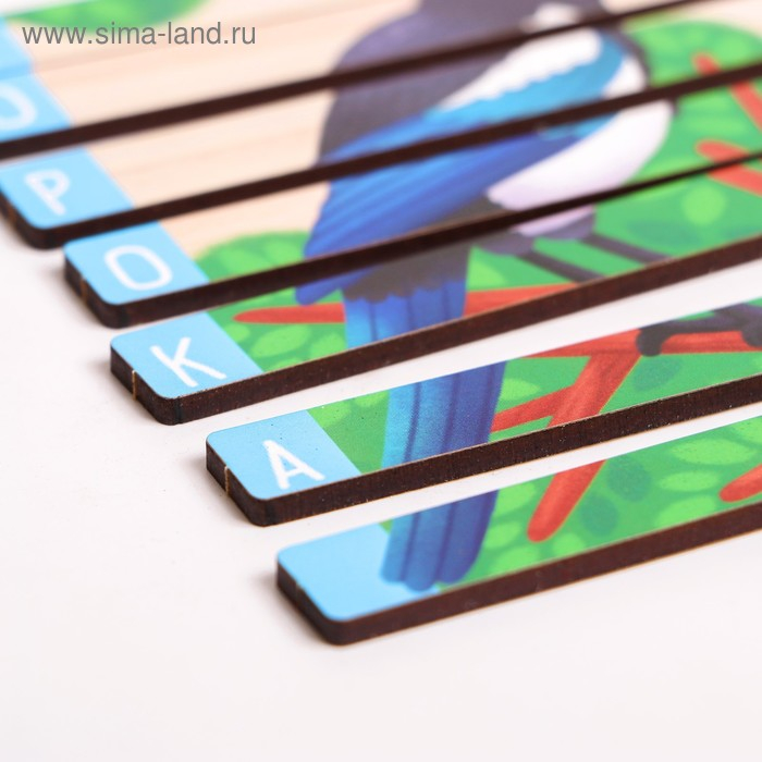 Пазл-палочки «Птички» Пазл-палочки «Птички»