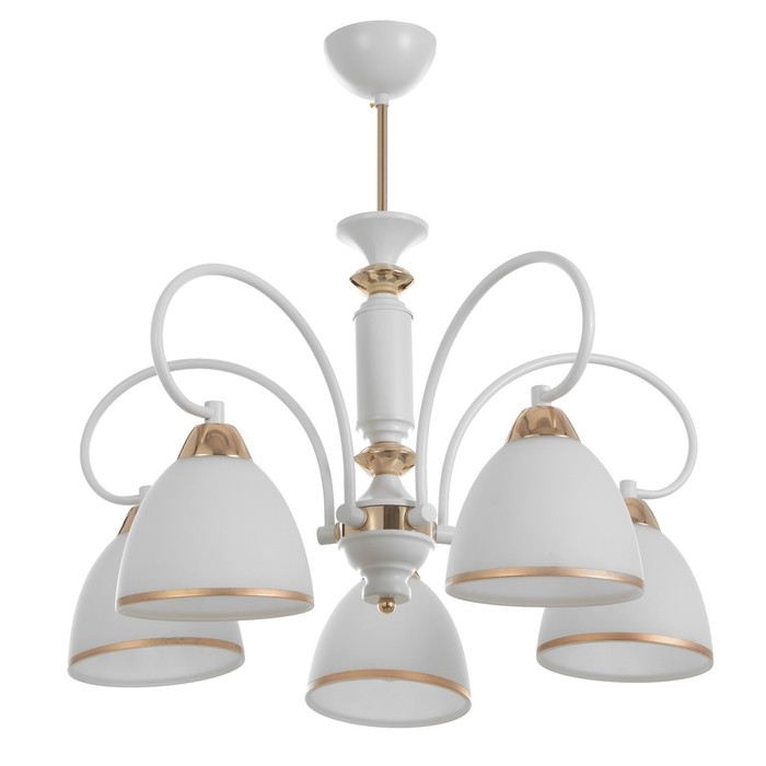 Люстра Люстра "Сампи" 5хЕ27 40Вт белый 59х59х53 см BayerLux