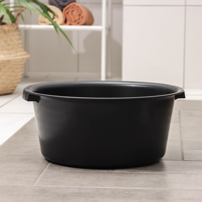 Таз круглый хозяйственный «Эконом», 12 л, цвет МИКС Таз круглый хозяйственный «Эконом», 12 л, цвет МИКС