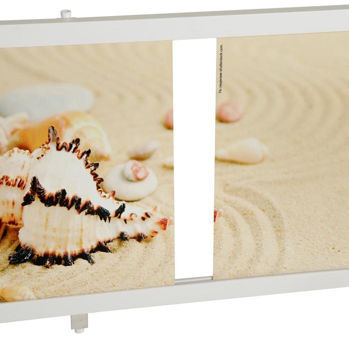 Экран для ванны  Экран для ванны "Ультра легкий АРТ" Дары моря, 148 см