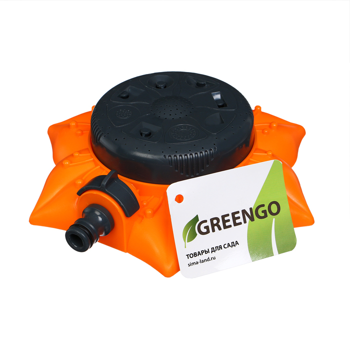 Распылитель многофункциональный, 8 режимов, под коннектор, пластик, «Цветок», Greengo Распылитель многофункциональный, 8 режимов, под коннектор, пластик, «Цветок», Greengo