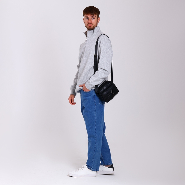 Сумка мужская, цвет чёрный