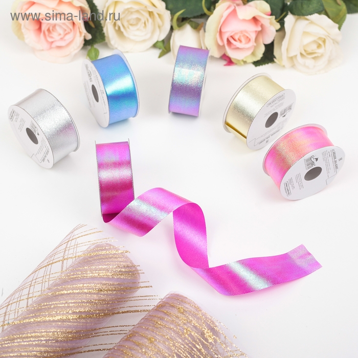 Лента упаковочная (ФАСОВКА 6 шт) 2,8 см х 5 м, цвета МИКС Лента упаковочная (ФАСОВКА 6 шт) 2,8 см х 5 м, цвета МИКС