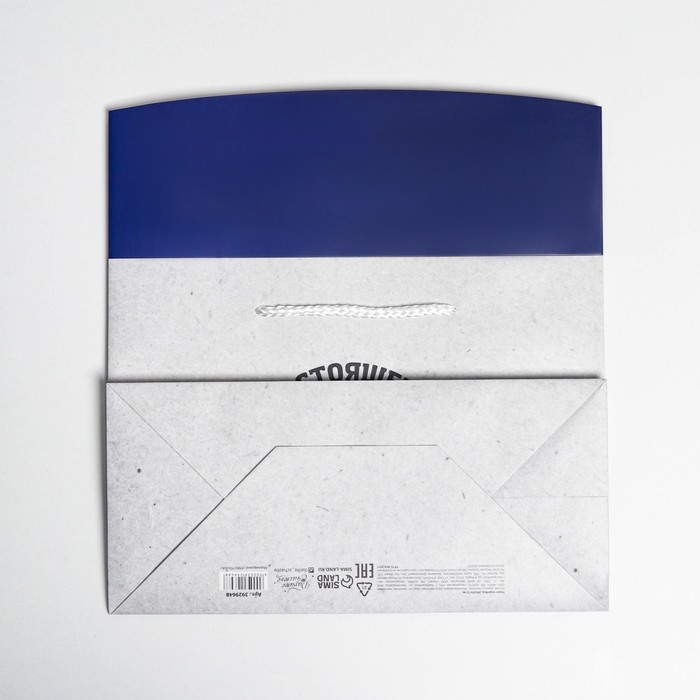 Пакет—коробка, подарочная упаковка, «Настоящему мужчине», 28 х 20 х 13 см