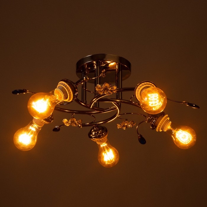 Люстра Люстра "Вивиан" бп 5х40Вт Е27 Хром МОДЕЛЬ: 2612358