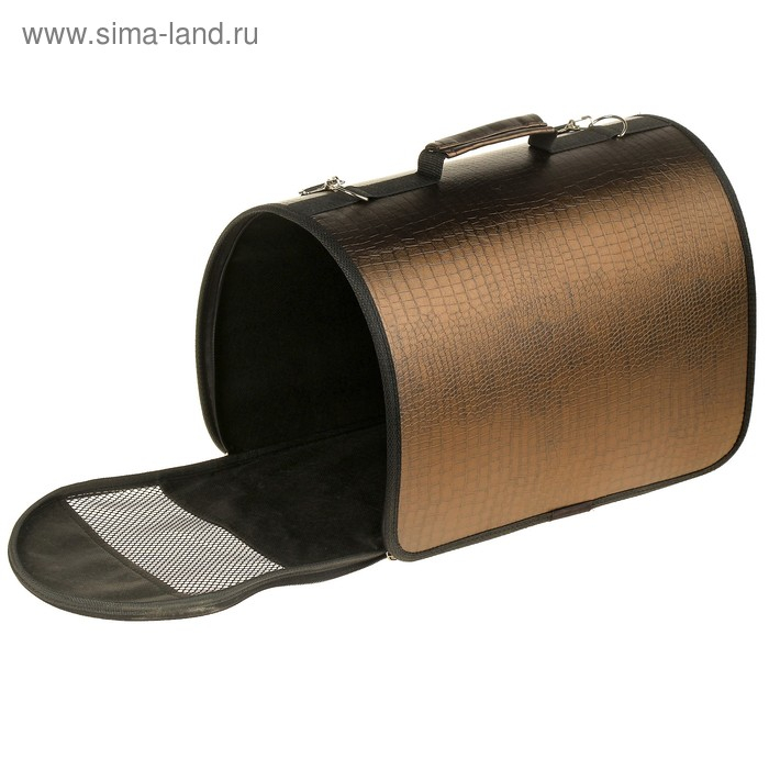 Сумка - переноска для животных, искусственная кожа, 40 х 25 х 27 см Сумка - переноска для животных, искусственная кожа, 40 х 25 х 27 см