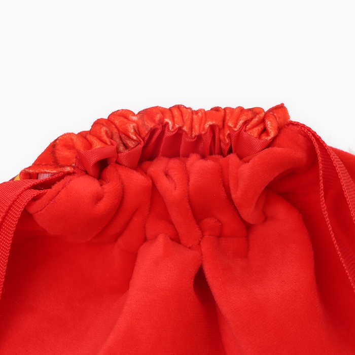 Сумка детская «Синий трактор», 35 × 30 см, цвет красный