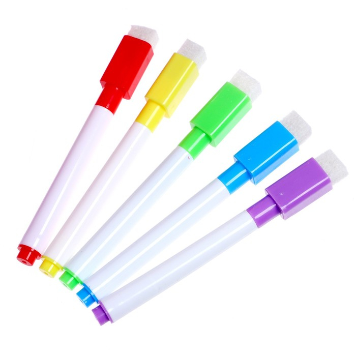 Развивающий набор «Цветные бочонки», по типу матрёшки, набор маркеров, карточки пиши-стирай Развивающий набор «Цветные бочонки», по типу матрёшки, набор маркеров, карточки пиши-стирай