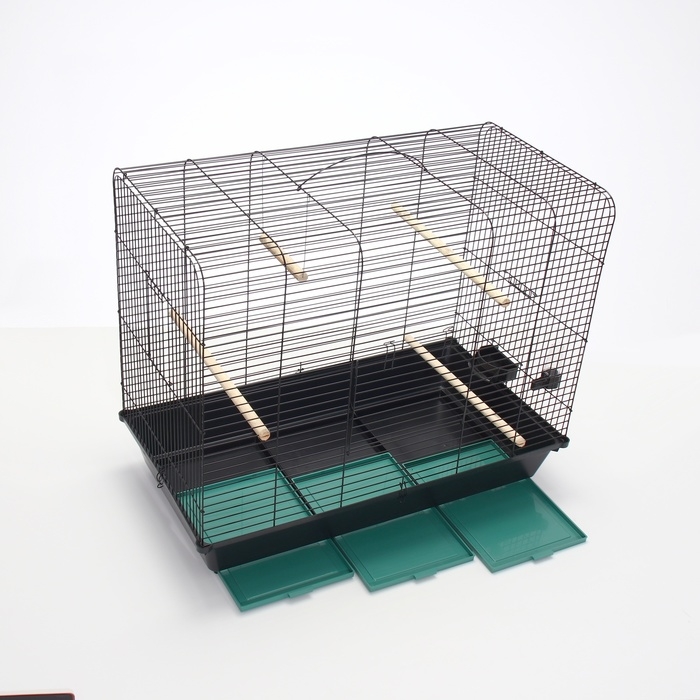 Клетка для птиц, Клетка для птиц, "Рикки max 3", 79 х 44 х 65 см, микс цветов