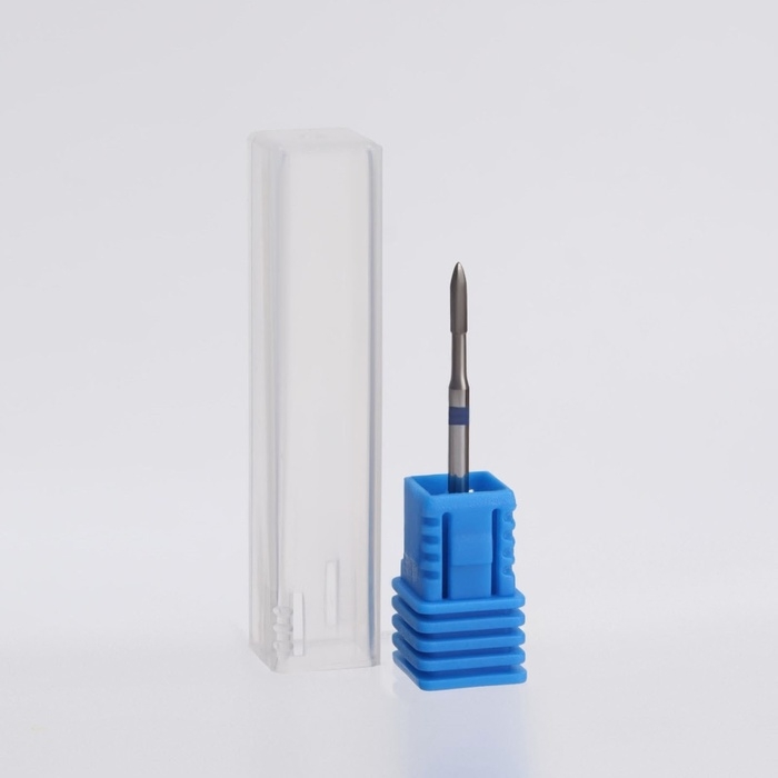 Фреза для маникюра, безопасная, 6 граней, 1, 2 × 8 мм, в пластиковом футляре Фреза для маникюра, безопасная, 6 граней, 1, 2 × 8 мм, в пластиковом футляре