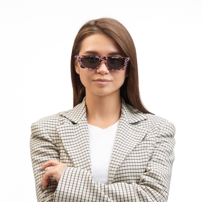 Очки солнцезащитные Очки солнцезащитные "OneSun", uv 400, дужка 14.5 см, ширина 15 см, линза 3.2 х 5.2 см