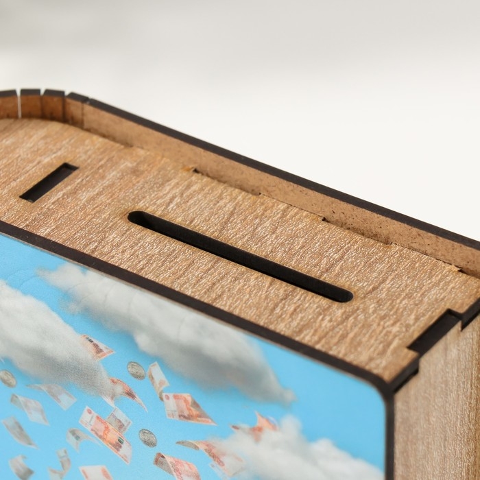 Копилка-шкатулка Копилка-шкатулка "Миллиард денег" 14х12х5 см