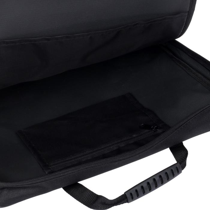 Папка с ручками текстильная А4, 370 х 290 х 50 мм, Calligrata, 1С15 Папка с ручками текстильная А4, 370 х 290 х 50 мм, Calligrata, 1С15 "Кингисепп", внешний/внутренний карман, черный