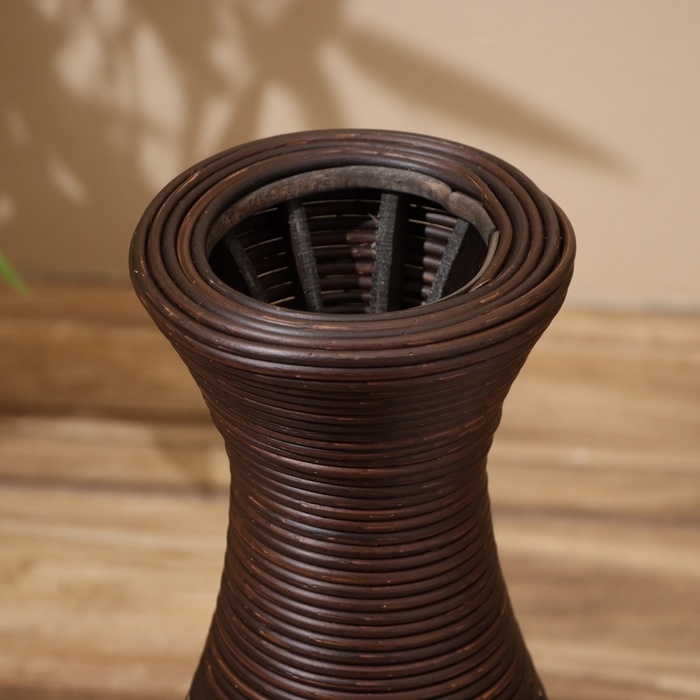 Ваза плетёная, напольная 22х22х50 см (+/- 3см) Ваза плетёная, напольная 22х22х50 см (+/- 3см)