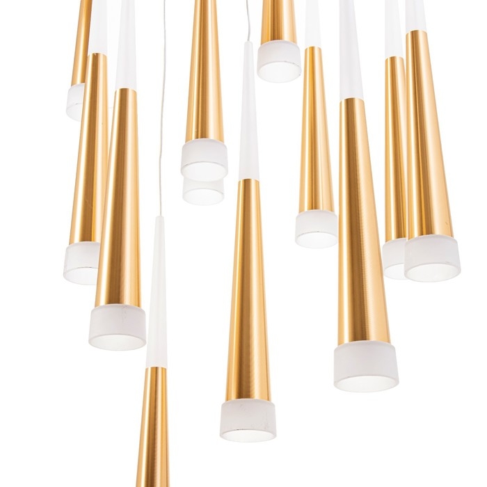 Светильник-каскад Светильник-каскад "Дрим" 24хLED 72Вт 3000K золото 60х60х300см BayerLux