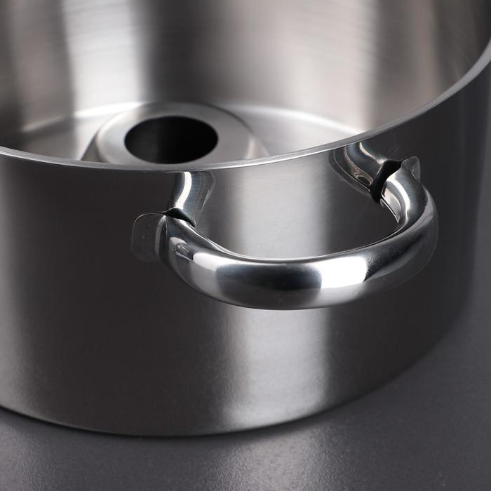 Соковарка из нержавеющей стали Доляна, 5,8 л, d=23 см, индукция, стеклянная крышка, цвет хромированный Соковарка из нержавеющей стали Доляна, 5,8 л, d=23 см, индукция, стеклянная крышка, цвет хромированный