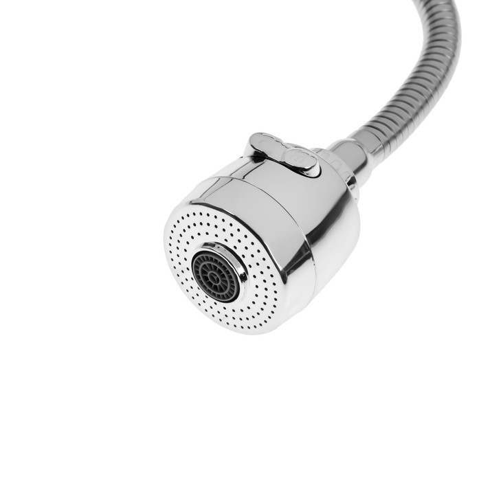 Смеситель для кухни Accoona A4825, однорычажный, гибкий излив, 2 режима, хром Смеситель для кухни Accoona A4825, однорычажный, гибкий излив, 2 режима, хром